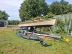 Polyvalk open zeilboot 6.5 meter met Kalf trailer, Ophalen, Geen motor, 6 meter of meer, Zo goed als nieuw