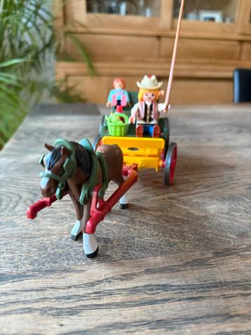Playmobil Paard en Kar - Complete Set beschikbaar voor biedingen