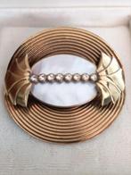 Ermani Bulatti vintage designbroche, Sieraden, Tassen en Uiterlijk, Ophalen of Verzenden, Overige materialen, Broche, Met edelsteen