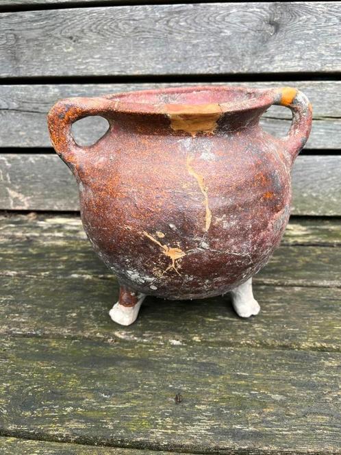 Bodemvondst Aardewerk Pot Grape Kogelpot 15e eeuw Andenne?, Antiek en Kunst, Antiek | Keramiek en Aardewerk, Ophalen of Verzenden