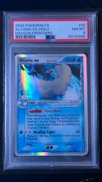 Altaria ex Holo - Dragon Frontiers PSA 8, Ophalen of Verzenden, Zo goed als nieuw, Losse kaart, Foil