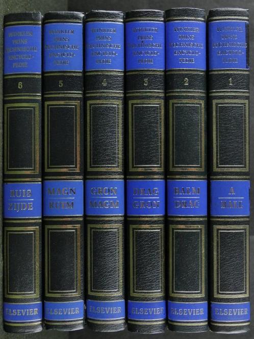6x Winkler Prins Technische Encyclopedie (1975-1978), Boeken, Encyclopedieën, Gelezen, Complete serie, Overige onderwerpen, Ophalen of Verzenden