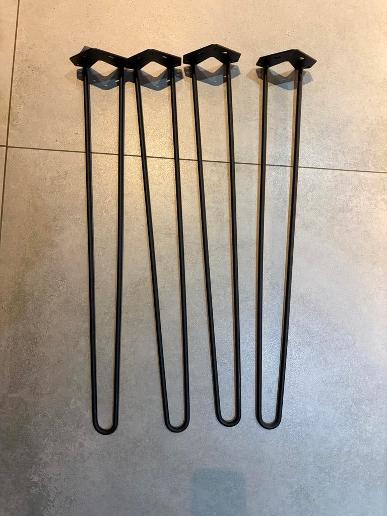 Duraline Stalen Meubelpoot 72cm - Mat Zwart, Ophalen, Tafelpoot, 50 tot 100 cm, Zo goed als nieuw