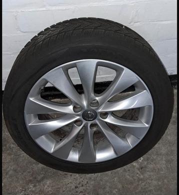 4 x 18 inch lichtmetalen velgen met winterbanden Opel beschikbaar voor biedingen