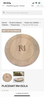 Gezocht Riviera Maison isola placemat, Huis en Inrichting, Ophalen of Verzenden, Zo goed als nieuw, Bord