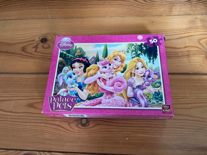 Disney Puzzels: Prinsessen & Frozen, Kinderen en Baby's, Speelgoed | Kinderpuzzels, Gebruikt, 4 tot 6 jaar, Meer dan 50 stukjes
