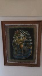 Toetachamon perkement schilderij, Minder dan 50 cm, Ophalen of Verzenden, Zo goed als nieuw, Schilderij