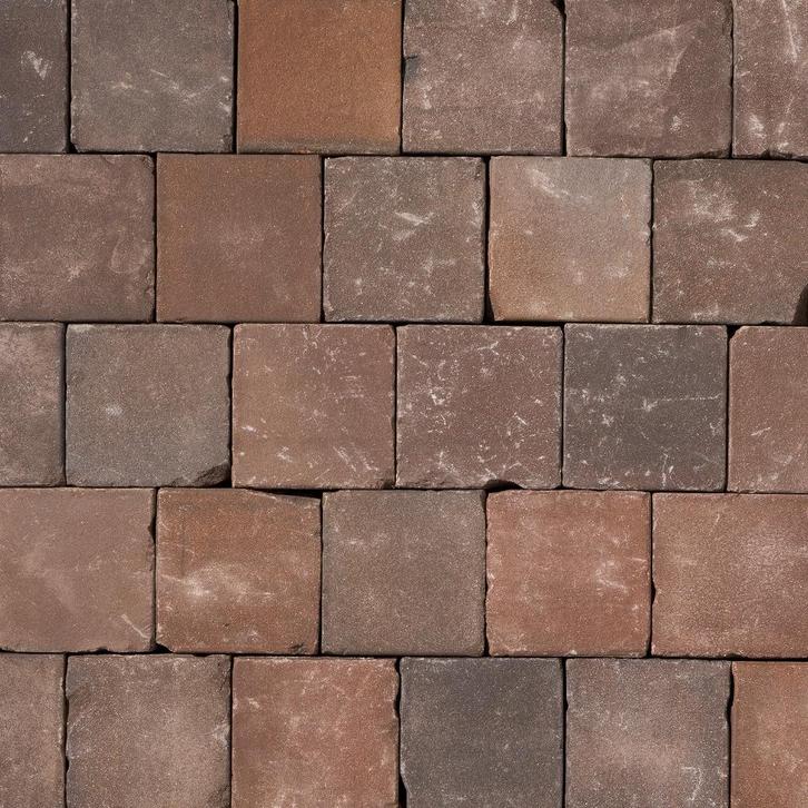 Nieuw Gebakken klinkers / tegeltjes 15x15cm orion bruin/rood, Tuin en Terras, Tegels en Klinkers, Nieuw, Klinkers, Keramiek, 10 m² of meer