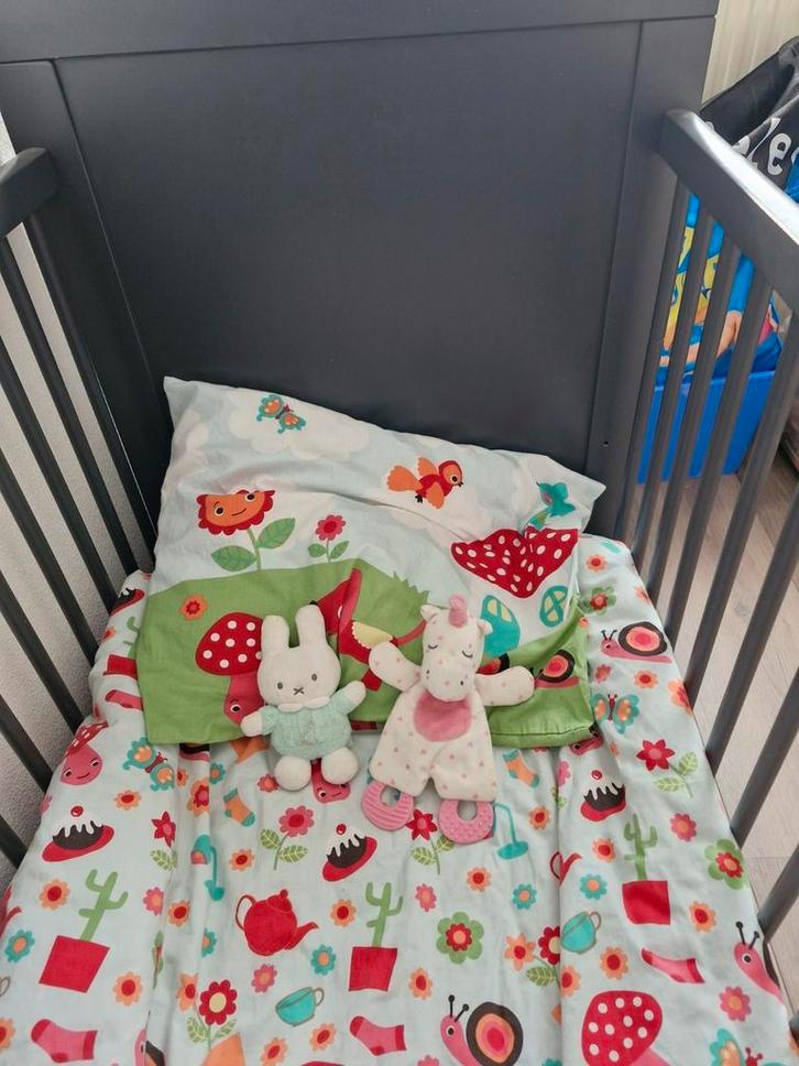 Ledikant Bopita met boven kastje en extra's., Kinderen en Baby's, Babywiegjes en Ledikanten, Zo goed als nieuw, Ledikant, Ophalen