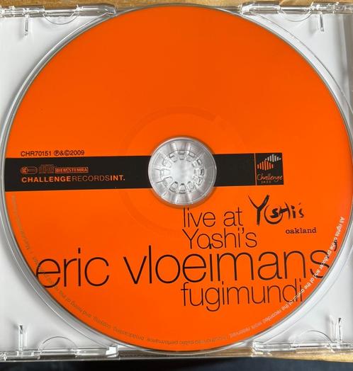 CD - Eric Vloeimans - Live at Joshi's Fugimundi, Cd's en Dvd's, Cd's | Jazz en Blues, Zo goed als nieuw, Jazz, 1980 tot heden
