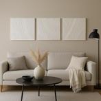 Plaster Art - 3-delig, Handgemaakt, 30x30, Ophalen of Verzenden