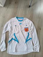 Scheidsrechter shirt Adidas M, Kleding | Heren, Sportkleding, Ophalen of Verzenden, Zo goed als nieuw, Blauw, Voetbal