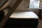 Boxspring (220x160x60 lxbxh), Ophalen, Gebruikt, Tweepersoons, Grijs