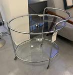 GISO serveerwagen 2 glasplaten, Ophalen of Verzenden, Nieuw, 25 tot 50 cm, Rechthoekig