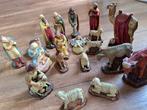 Vintage kerststal figuren, Diversen, Kerst, Ophalen of Verzenden, Zo goed als nieuw
