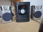 philips mini hifi stereotoren met cd radio en cassettedeck, Cd-speler, Philips, Microset, Ophalen of Verzenden
