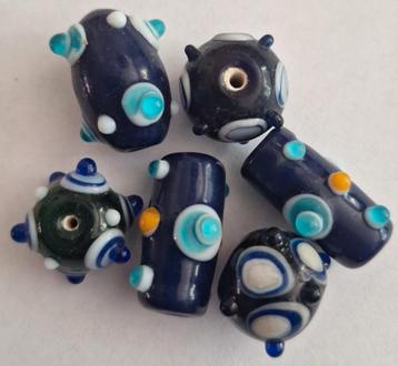 Italiaanse lampwork glas kralen 15-22 mm 21 beschikbaar voor biedingen