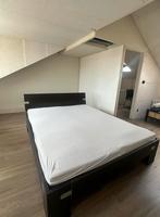 Tweepersoonsbed, Huis en Inrichting, Gebruikt, Bruin, Tweepersoons, Ophalen of Verzenden