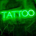 neon verlichting led 'Tattoo' groen, kleurintensiteit sch., Ophalen of Verzenden, Nieuw, Lichtbak of (neon) lamp