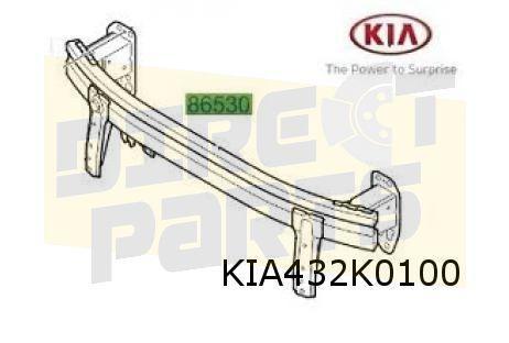 Kia Rio III (8/11 - 3/15) voorbumperversterking (dwarsbalk), Auto-onderdelen, Carrosserie en Plaatwerk, Bumper, Kia, Voor, Nieuw