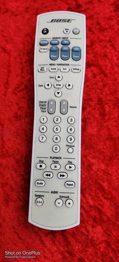 Bose Lifestyle afstandsbediening RC28T1-40, Audio, Tv en Foto, Home Cinema-sets, Zo goed als nieuw, Overige spelers, Overige merken