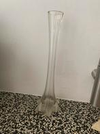 Oude hoge smalle vaas.., Huis en Inrichting, Ophalen, Overige kleuren, Glas, Minder dan 50 cm