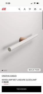 CREATIVE-CABLES WANDLAMP hennes mauritz h&m, Ophalen of Verzenden, Nieuw, Kunststof