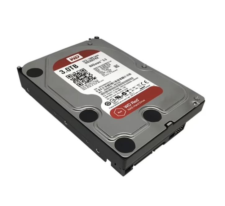 WD Red 3TB NAS HDD (CMR) - Type WD30EFRX - 100% Goed, Computers en Software, Harde schijven, Refurbished, Server, Intern, HDD