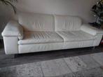 Italiaanse design banken va. Stevig wit leer, Huis en Inrichting, Gebruikt, Design, 75 tot 100 cm, Ophalen of Verzenden