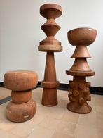Pols Potten houten Kruk- Bijzettafels POLSPOTTEN Nieuw, Huis en Inrichting, Ophalen of Verzenden, Nieuw, Hout