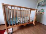 Baby/peuterledikantje met wieltjes en deurtje, Kinderen en Baby's, Boxen, Ophalen, Zo goed als nieuw, In hoogte verstelbaar