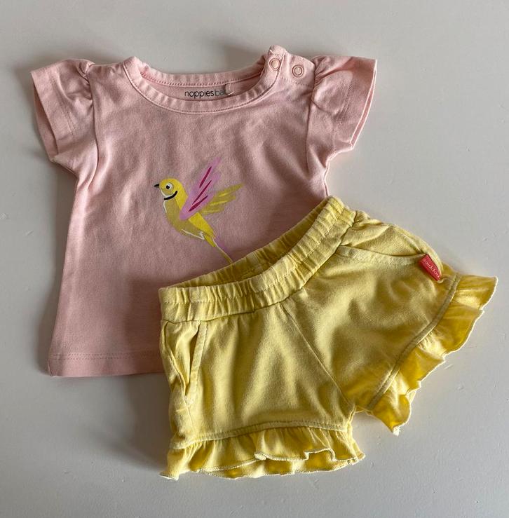 Setje van Noppies maat 50, Kinderen en Baby's, Babykleding | Maat 50, Zo goed als nieuw, Meisje, Setje, Ophalen of Verzenden