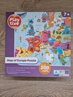 Puzzel 200 stukjes - kaart Europa, Ophalen, Meer dan 50 stukjes, Zo goed als nieuw, 6 jaar of ouder