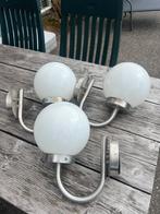 3 wandlampen buitenlampen. Bol/ rvs hanglamp, Ophalen, Gebruikt, Minder dan 50 watt, Wandlamp