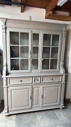 Servies kast vintage met tafel, Ophalen, Gebruikt, 100 tot 150 cm, 150 tot 200 cm