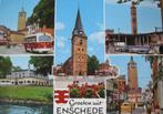 Groeten uit Enschede, Verzamelen, Ansichtkaarten | Nederland, Gelopen, 1960 tot 1980, Overijssel, Verzenden