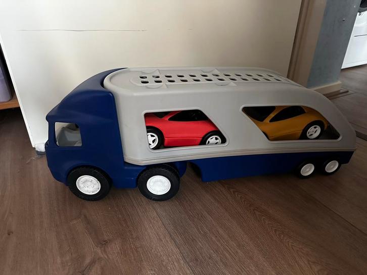 Grote Oplegger met Auto's, Kinderen en Baby's, Speelgoed | Overig, Gebruikt, Jongen of Meisje, Ophalen