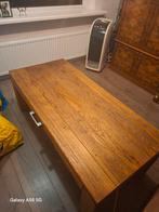 Mooie teak houten salontafel, Ophalen, Gebruikt, 100 tot 150 cm, Landelijk