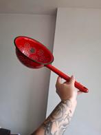 emaille vergiet rood, Ophalen of Verzenden