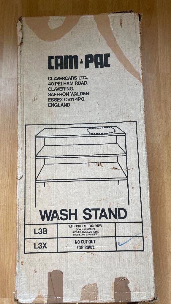 Vintage Cam-pac camping kampeer kast kastje, Caravans en Kamperen, Kampeermeubelen, Gebruikt, Campingkast, Ophalen