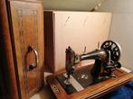 Handnaaimachine antiek inclusief deksel, Ophalen of Verzenden