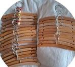 Houten kledinghangers - Set van 20, Minder dan 75 cm, 105 cm of meer, Ophalen of Verzenden, Zo goed als nieuw