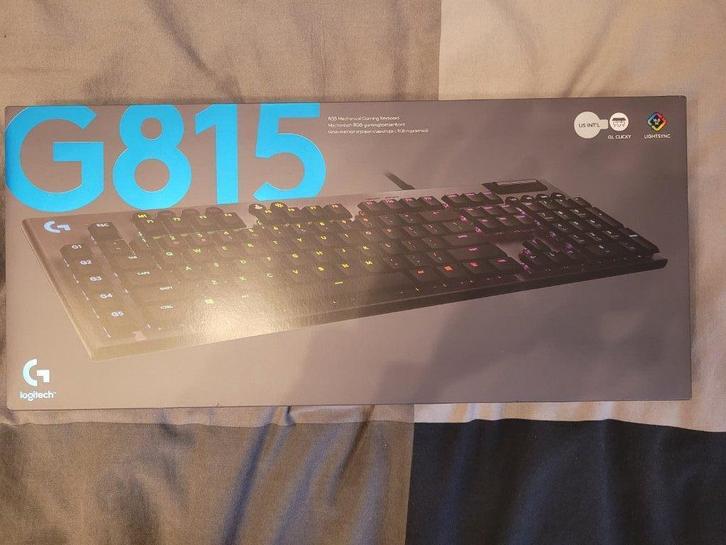 Logitech G815 toetsenbord gesealed/ongeopend, Computers en Software, Toetsenborden, Nieuw, Azerty, Bedraad, Ergonomisch, Gaming toetsenbord