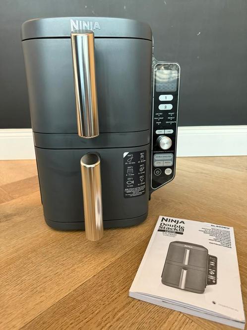 Ninja Double Stack XL 2-Drawer Air Fryer 9.5L – SL400EU, Witgoed en Apparatuur, Airfryers, Nieuw, Ophalen of Verzenden