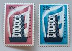 Nederland cept 1956 mich 683-84 PF met plakkerrest, Verzenden, Na 1940, Postfris