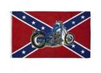 rebel vlag met biker, hobby, mancave,, Ophalen of Verzenden, Nieuw