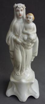 Om 1850 Brussels Porselein Maria met Kind Madonna, Ophalen of Verzenden