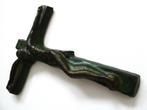 Een kruis / kruisbeeld met corpus Jezus keramiek eilat groen, Antiek en Kunst, Ophalen of Verzenden