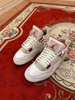 Jordan 4 Metallic red, Kleding | Heren, Schoenen, Gedragen, Jordan, Ophalen of Verzenden, Wit