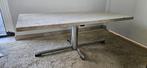 Salontafel met marmeren blad vintage, Ophalen, Overige materialen, Gebruikt, 100 tot 150 cm
